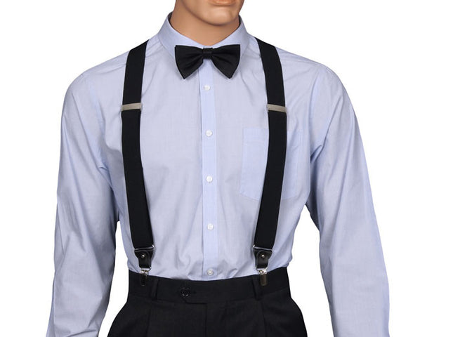 Black combo braces clips attached