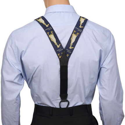 Tall Ducks Woven Silk Braces Y Back