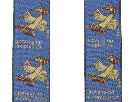Growing Old Woven Silk Braces Sample