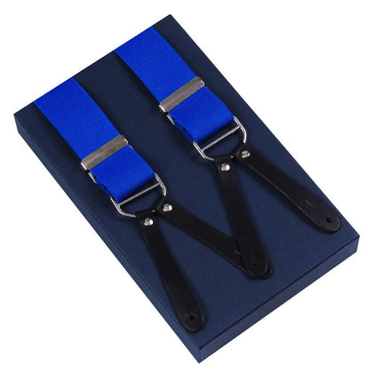 Royal Blue Button Braces