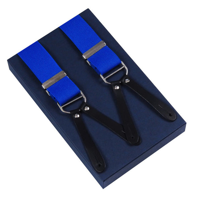 Royal Blue Button Braces