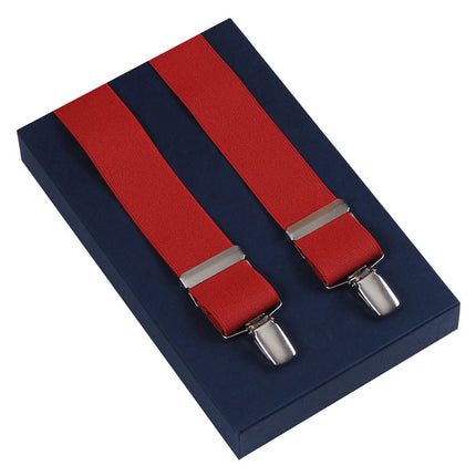 Red Braces For Men