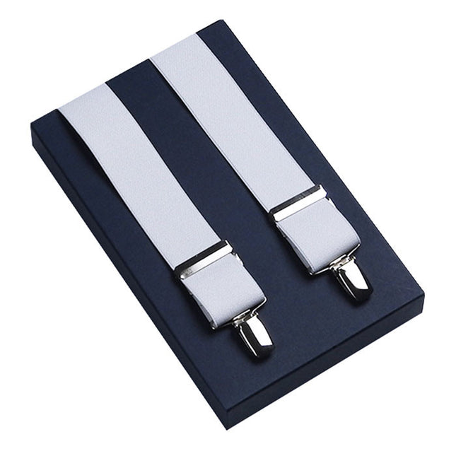 White Clip On Braces