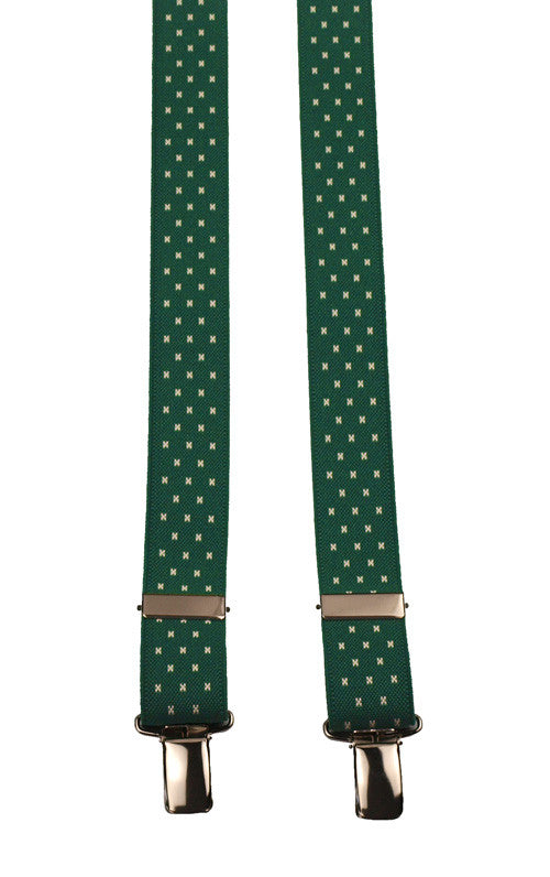 Green Trouser Braces For Kids