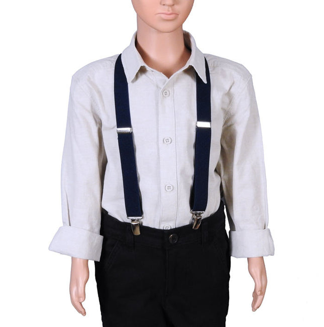Kids Navy Blue Braces
