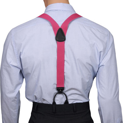 Fuchsia Y Back Combo Braces