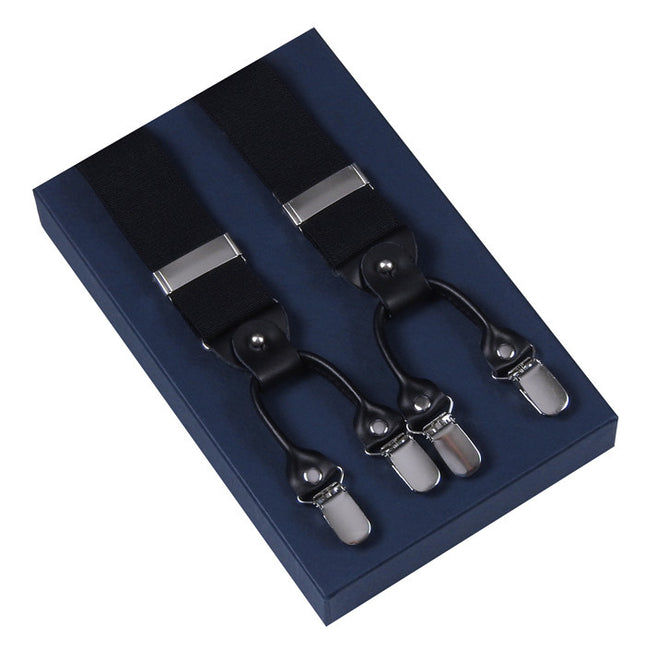 Double Clip Black Braces
