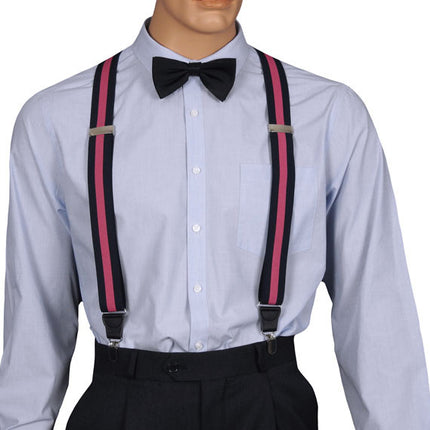 Navy and Magenta Pink Braces
