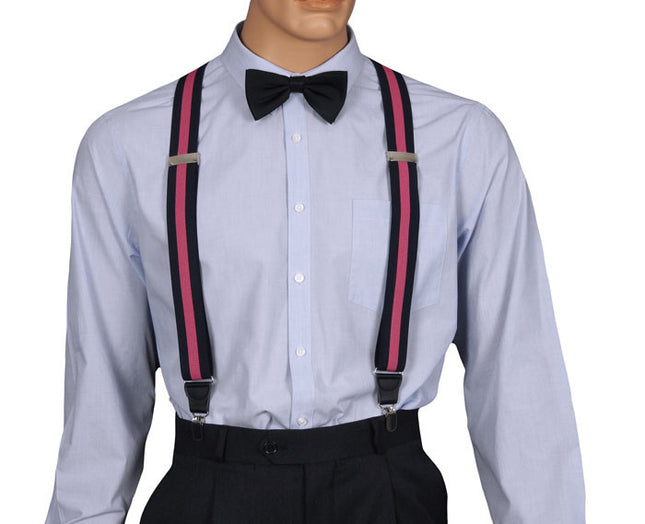 Navy and Magenta Pink Braces