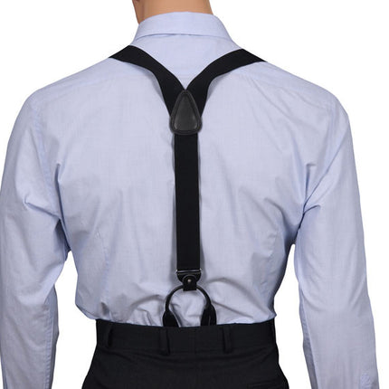 Black y back style combo braces