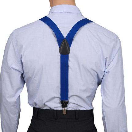 Royal Blue Combo Braces Y Back