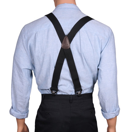 Black X-back Gripper Clip Braces