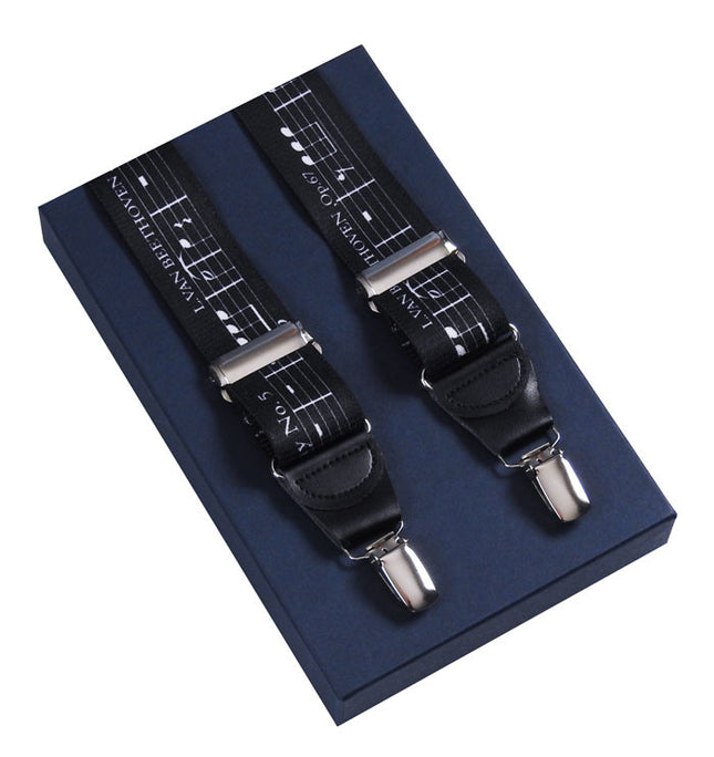 Black Musical Score Braces