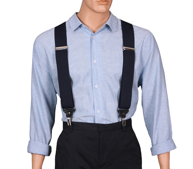 Navy Blue Extra Wide Braces