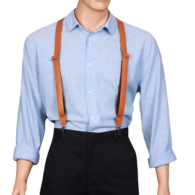 Tan Leather Braces From Mens Braces Australia