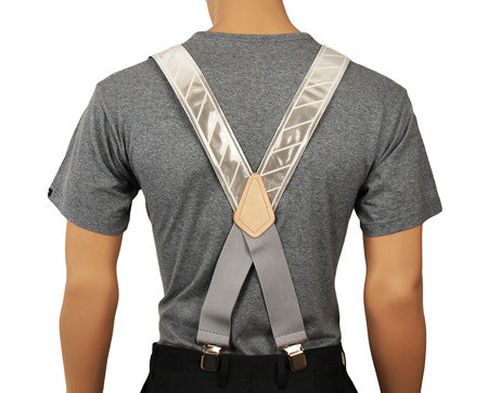 X Back Hi Vis Suspenders