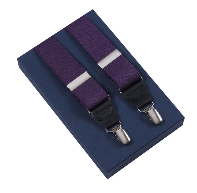 Purple Clip On Braces
