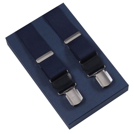Navy Blue Twin Pin Braces