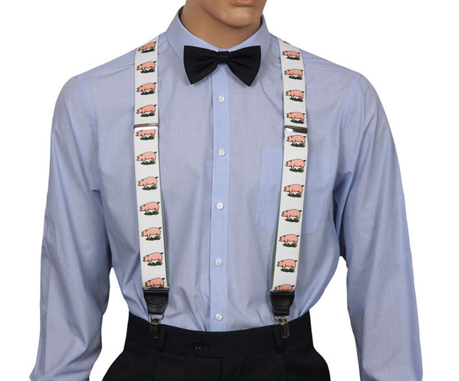 Braces With Pig Motif