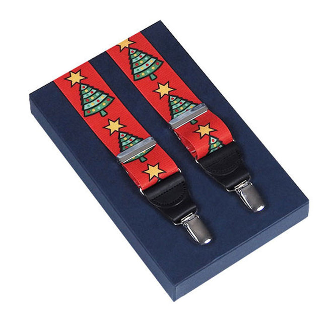 Red Christmas Tree Braces
