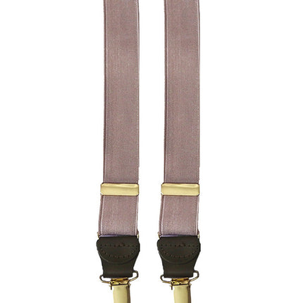 Boys Mocha Satin Braces