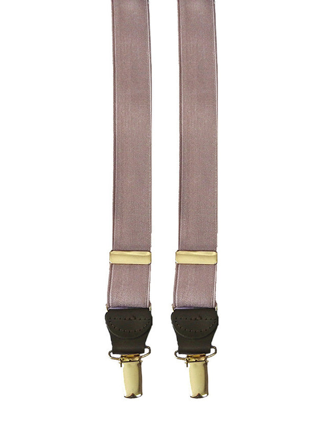 Boys Mocha Satin Braces