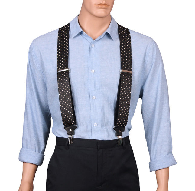 Black dotted braces