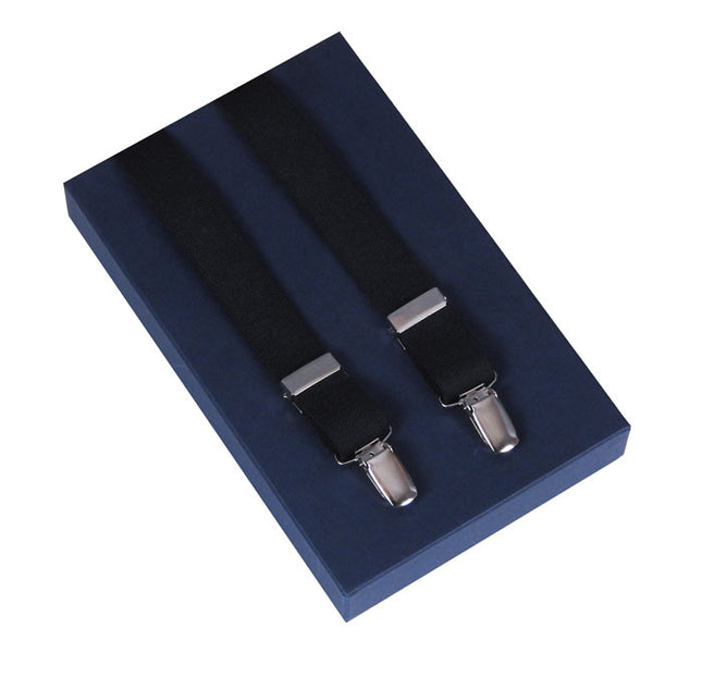 Kids Black Suspenders