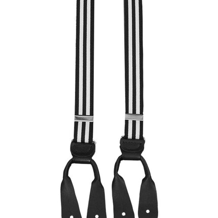 Striped Button Braces For Kids