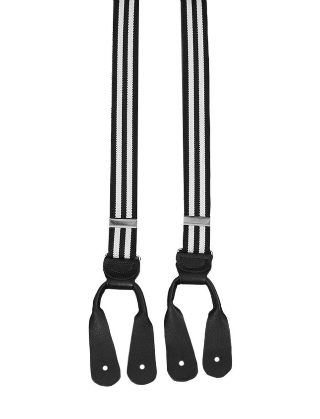 Striped Button Braces For Kids