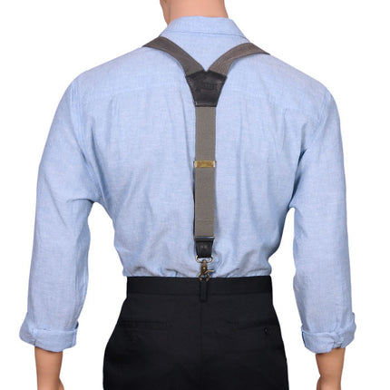 Wiseguy Grey Canvas Y-Back Braces