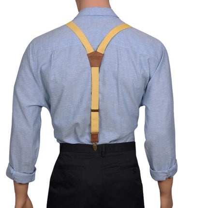 Essential Slim Yellow Braces Y Back