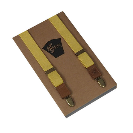Essential Slim Yellow Braces