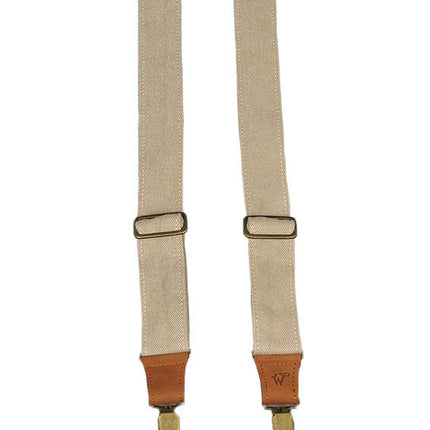 Beige Canvas Braces