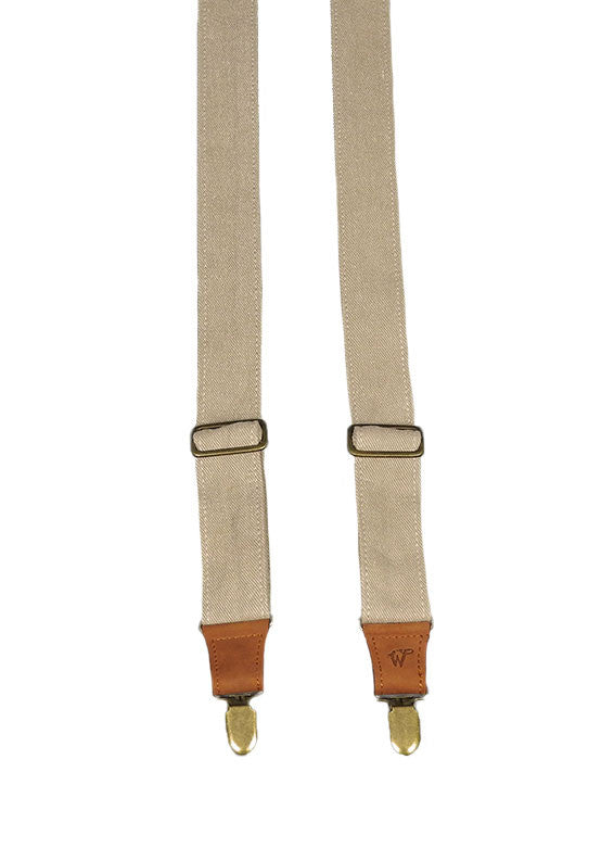 Beige Canvas Braces