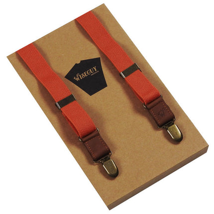 Wiseguy Slim Orange Braces