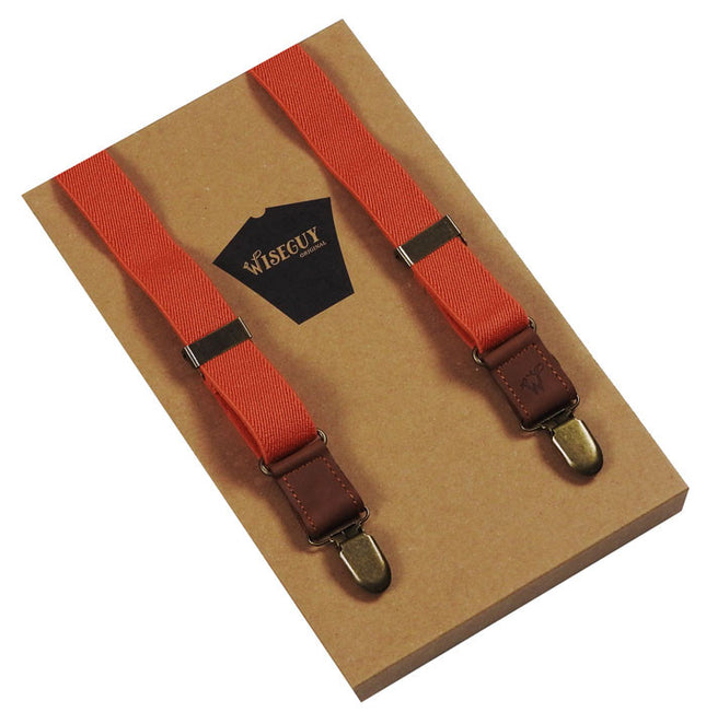 Wiseguy Slim Orange Braces