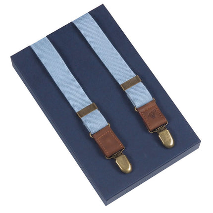 Sky Blue Slim Braces