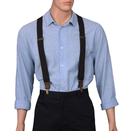 Wiseguy Suspenders Brown Charger Braces