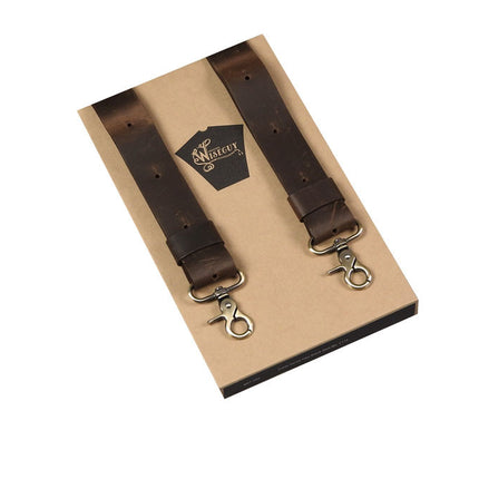 Crazy Horse Flex Sand And Brown Leather Braces